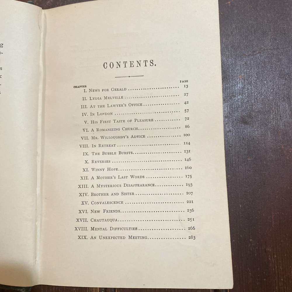 Gerald: A Story of To-Day by Emma Leslie 1881‎ Hardcover Book - VERY RARE - Picture 11 of 16